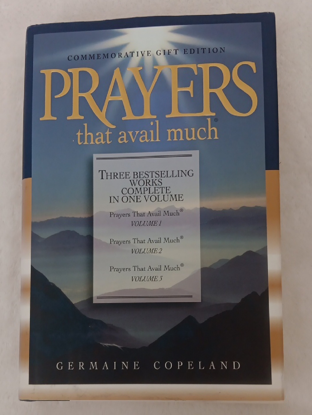 Prayers That Avail Much by Germaine Copeland - Blue & Gold Hardcover